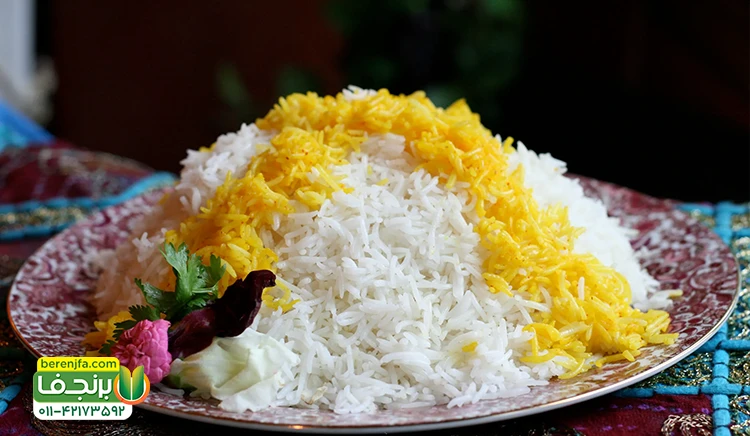 انواع غذاهای شمالی با برنج دودی